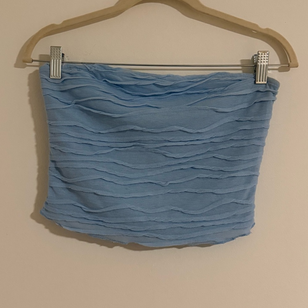 Baby Blue Tube Top